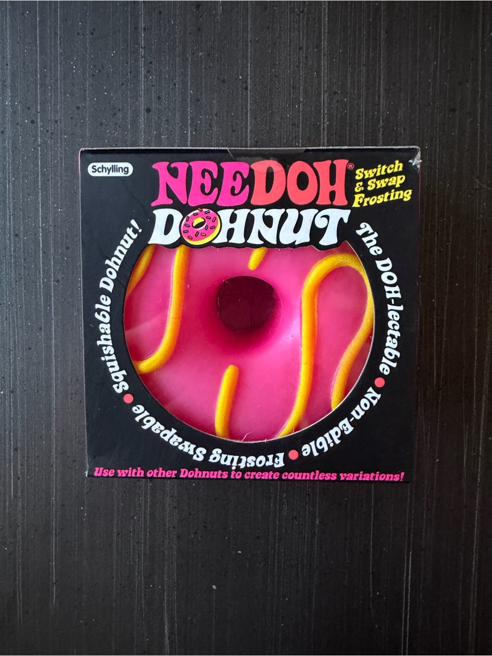 Needoh “Dohnut” Pink & Yellow Frosting